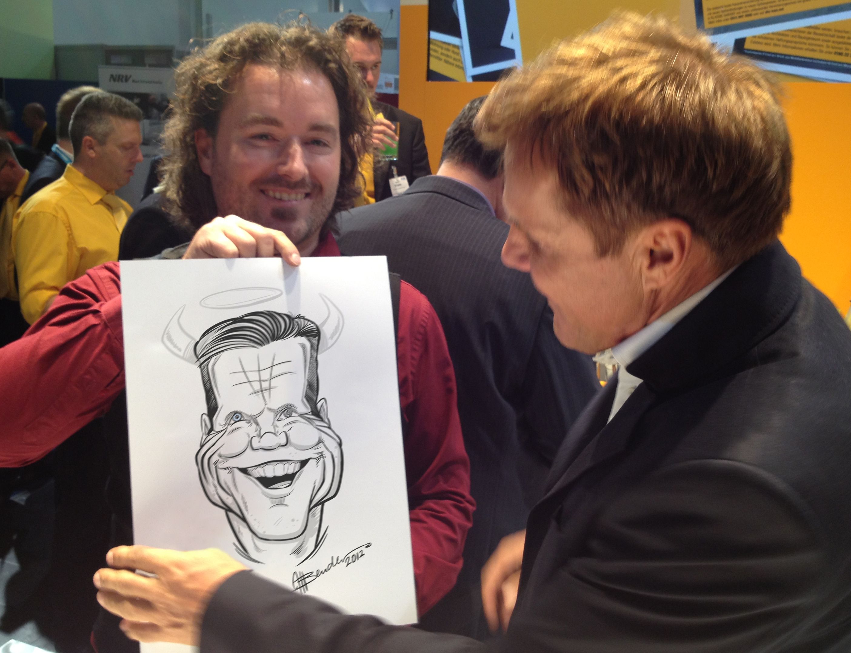 Dieter Bohlen bei Schnellzeichner und Karikaturist Marcel Bender